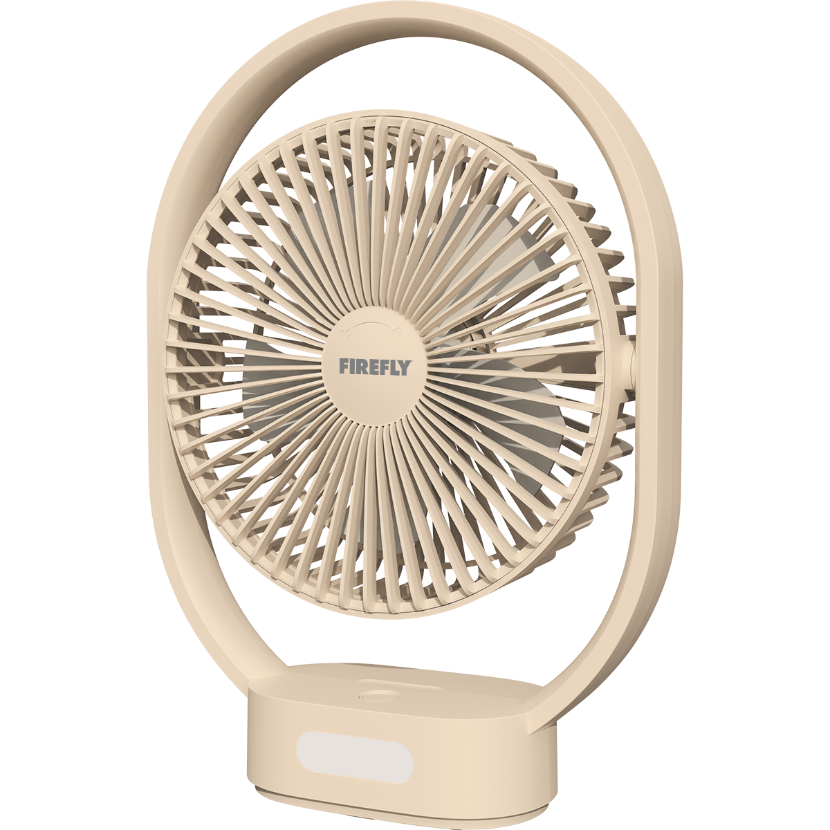 Firefly Rechargeable Desk Fan with Night Lamp