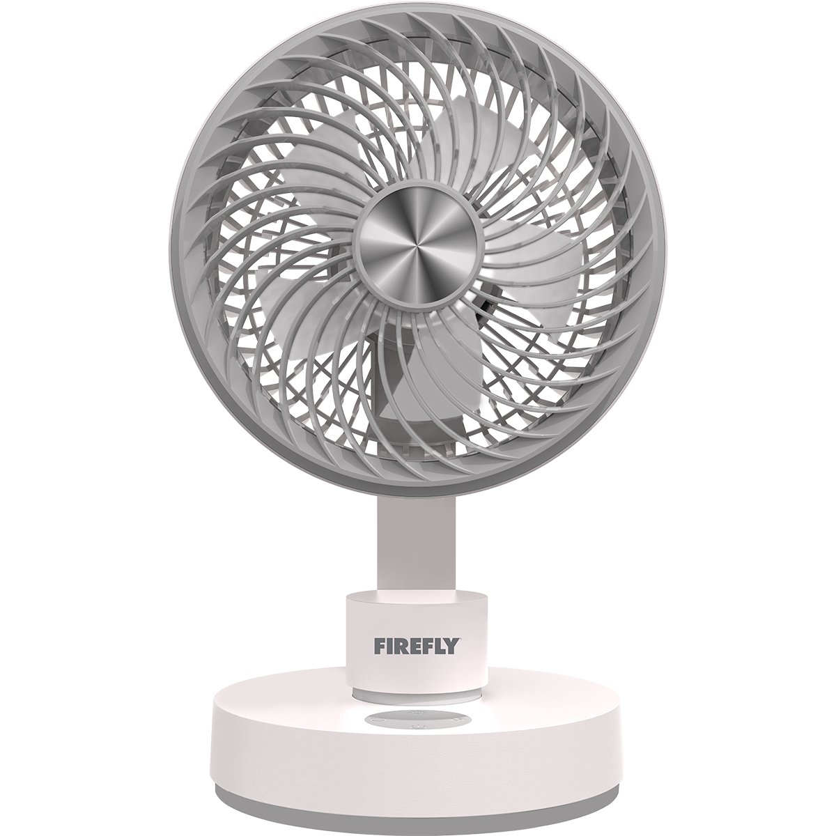 Firefly Rechargeable Oscillating Desk Fan with Night Lamp