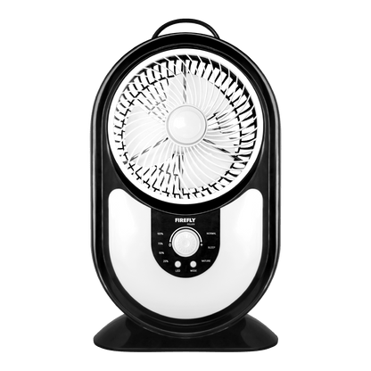 Firefly Rechargeable 7" Mini Table Fan with Night Light