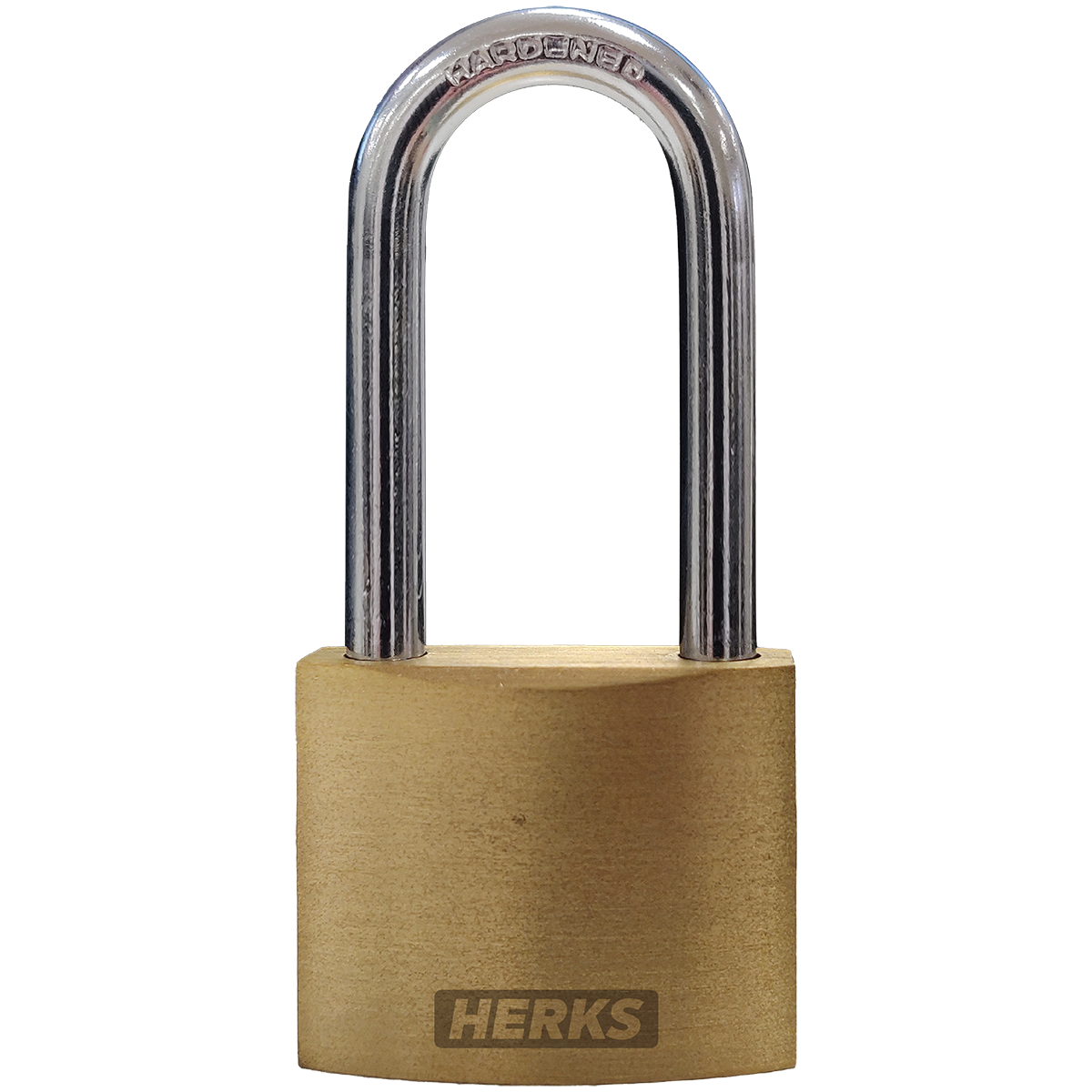 HERKS Heavy Duty Brass Padlock - Long Shackle