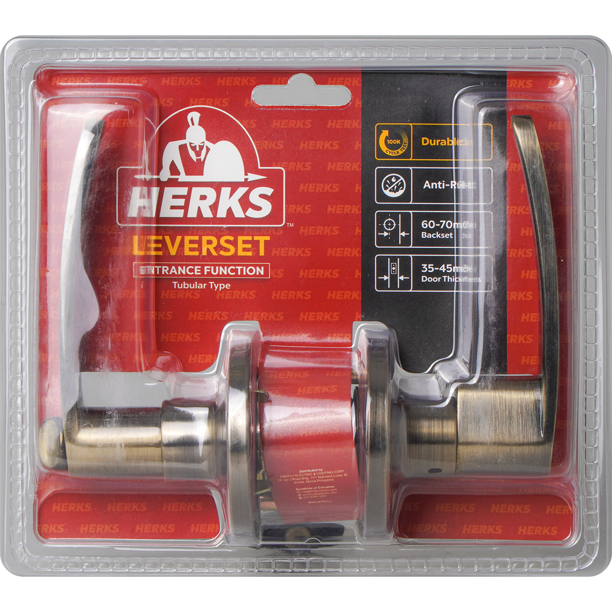 HERKS (Red Line) Tubular Leverset Entrance Function