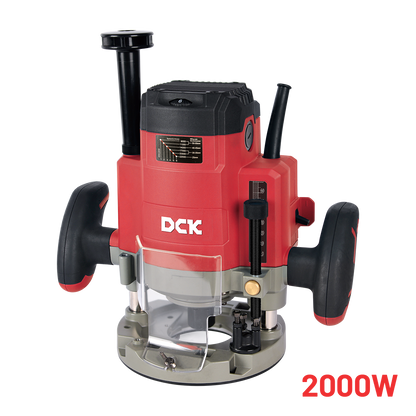 DCK Wood Router 2000W with variable speed and max. milling cutter diameter: Φ12.7mm