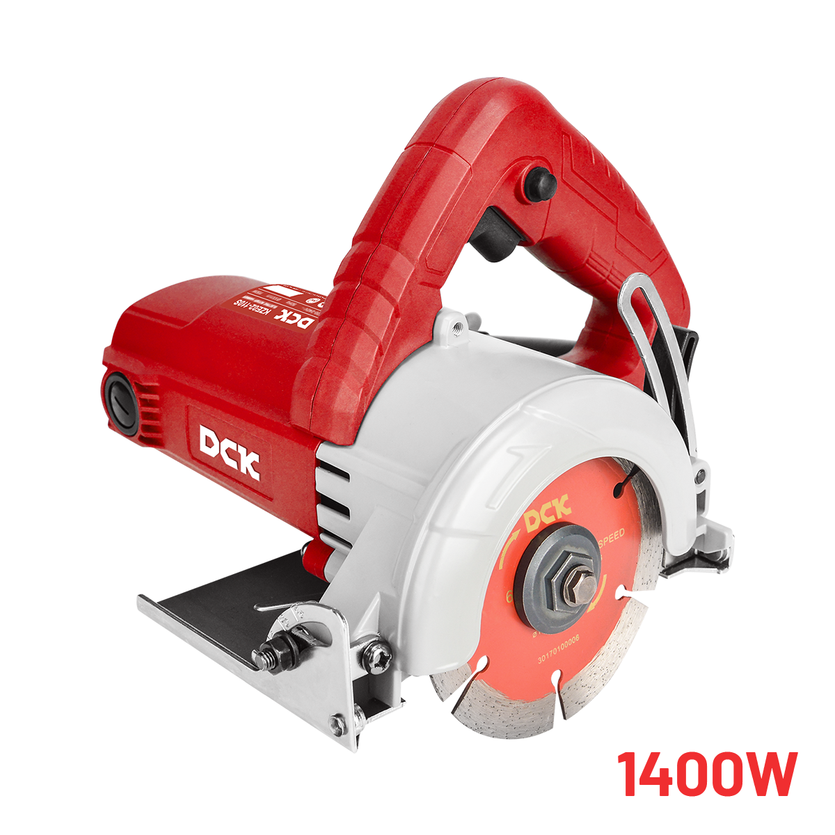 DCK Marble Cutter 1400W,Labyrinth dustproof structure with Blade Diameter:Φ110mm