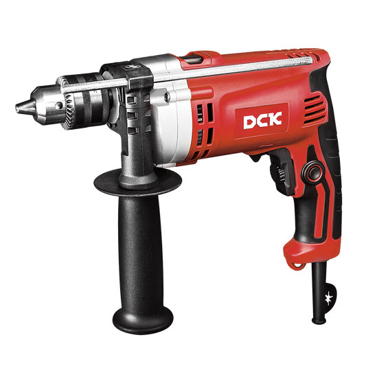 DCK Electric Impact Drill 710W with adjustable speed and two functions (Steel/Concrete/Woo