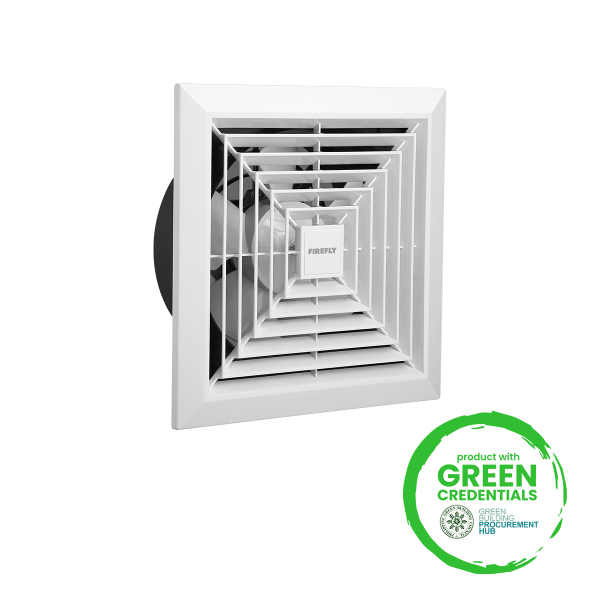 Firefly Ceiling Mounted Exhaust Fan Wide Radial Grille