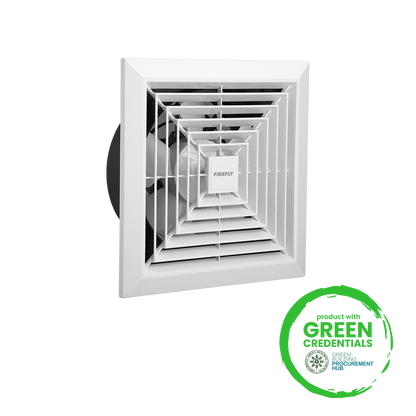 Firefly Ceiling Mounted Exhaust Fan Wide Radial Grille