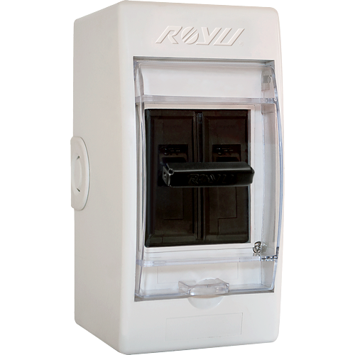 Royu Safety Breaker 20A with Cover and Outlet Moulded Case