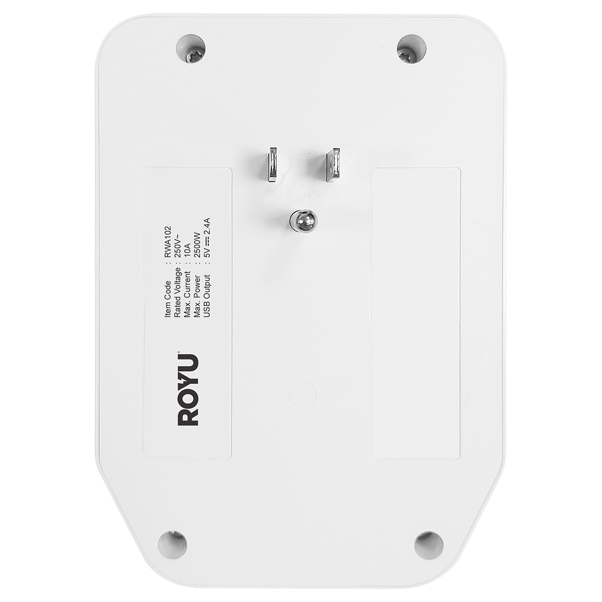 ROYU 6 Gang Wall Adapter with Night Light and USB Ports