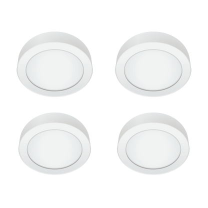 Firefly Basic Series 4-LED Round Surface Slim Downlight Value Pack